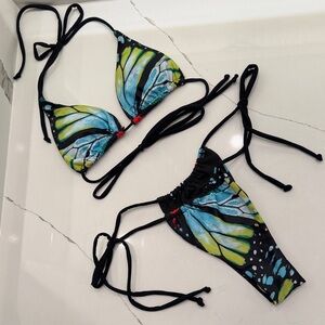 🌻3/$25 Butterfly Print Bikini Set
